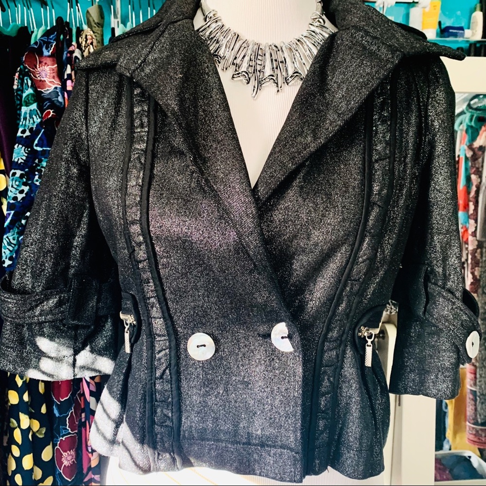 Black Shiny Jacket size L